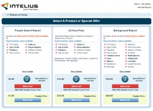 Intelius Background Check