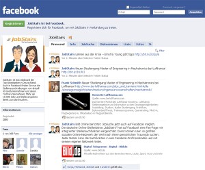Jobstairs bei Facebook