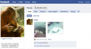 Nonja hat eine eigene Facebook-Seite