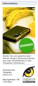 Samsung-Werbträger: Orang-Utan